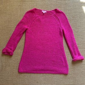 Lily Pulitzer Hot Pink Sweater, XS